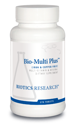 Biotics Research Bio-Multi Plus FE/CU (Iron & Copper) Free 270 Tabs - www.myworldwo.com