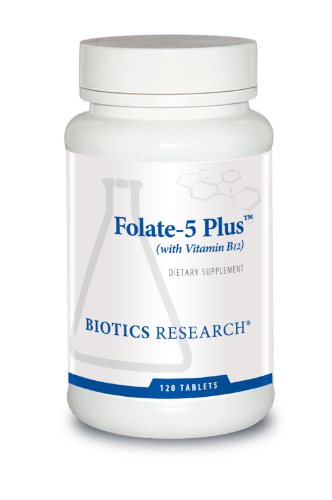 Biotics Research Folate-5 Plus 120 Tablets - www.myworldwo.com