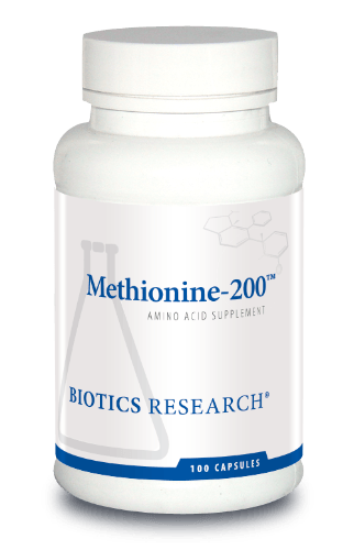 Biotics Research Methionine 200 100 Capsules 2 Pack