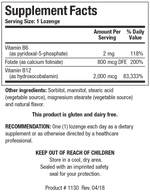 Biotics Research B12-2000 With Folate 60 Lozenges - www.myworldwo.com