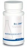 Biotics Research B12-2000 With Folate 60 Lozenges - www.myworldwo.com