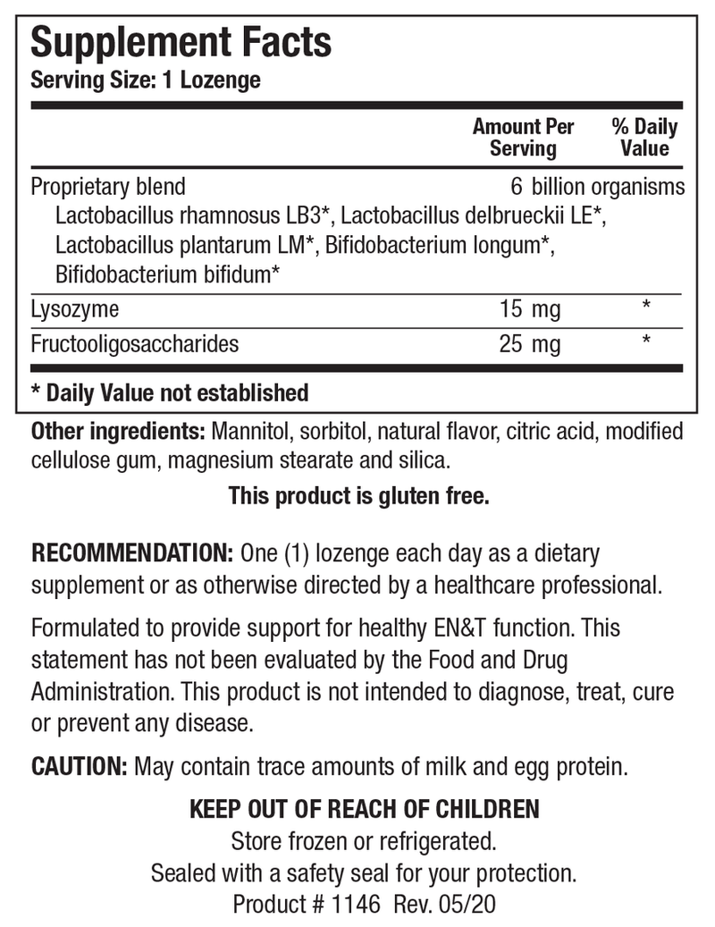 Biotics Research Adult ENT-Pro 30 Tablets - www.myworldwo.com