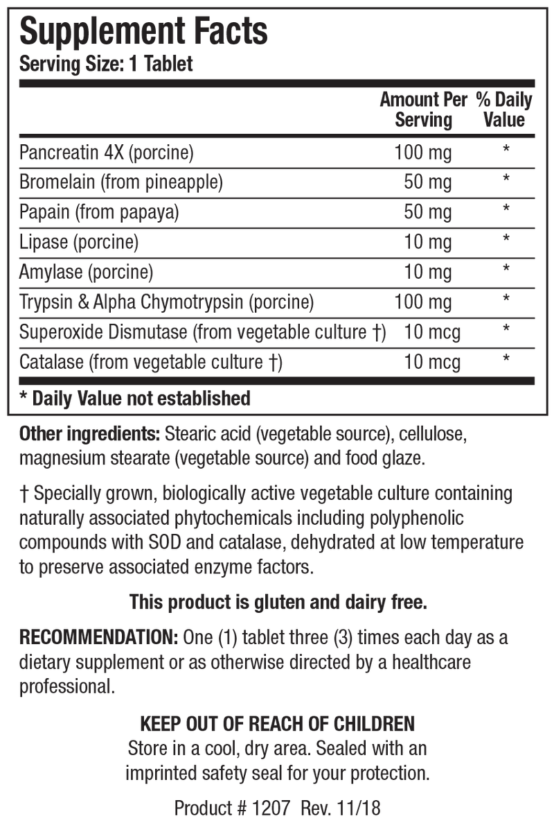 Biotics Research Intenzyme Forte 50 Tablets  2 Pack - www.myworldwo.com