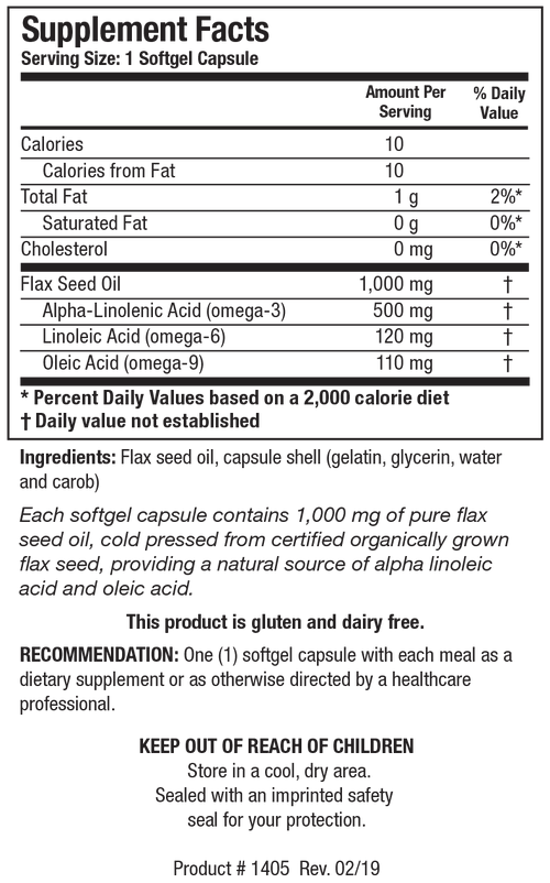 Biotics Research Flax Seed Oil 100 Count By  2 Pack - www.myworldwo.com