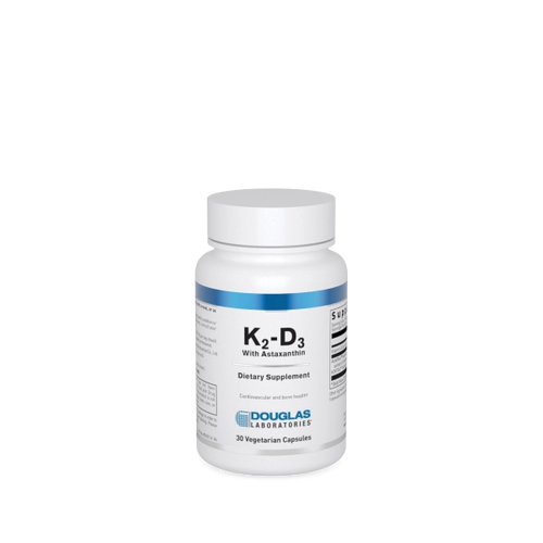 Douglas Labs K2-D3 With Astaxanthin 30 Veg Caps