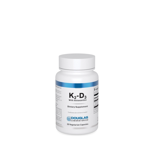 Douglas Labs K2-D3 With Astaxanthin 30 Veg Caps