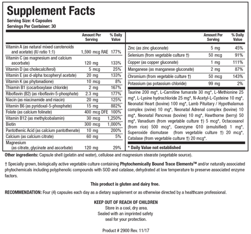 Bio-Cardiozyme Forte 360 Capsules Biotics Research - www.myworldwo.com