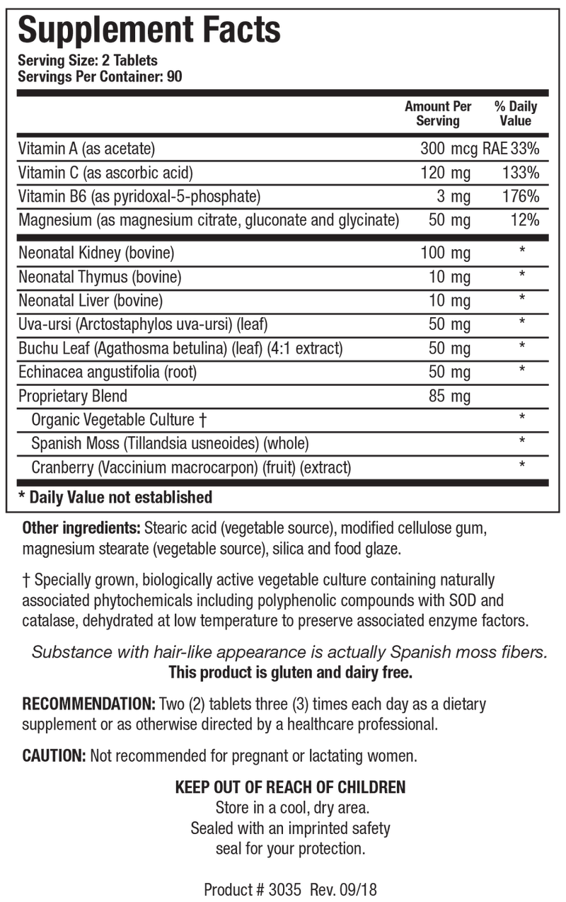 Biotics Research Renal Plus 180 Tablets - www.myworldwo.com