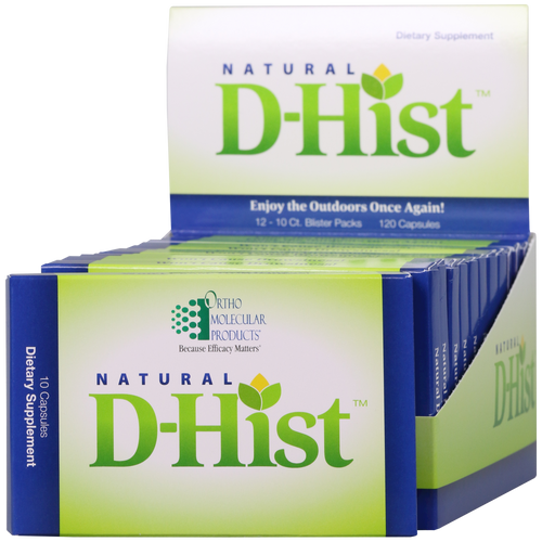 Ortho Molecular Natural D-Hist 12 Pack 10 Caps - www.myworldwo.com