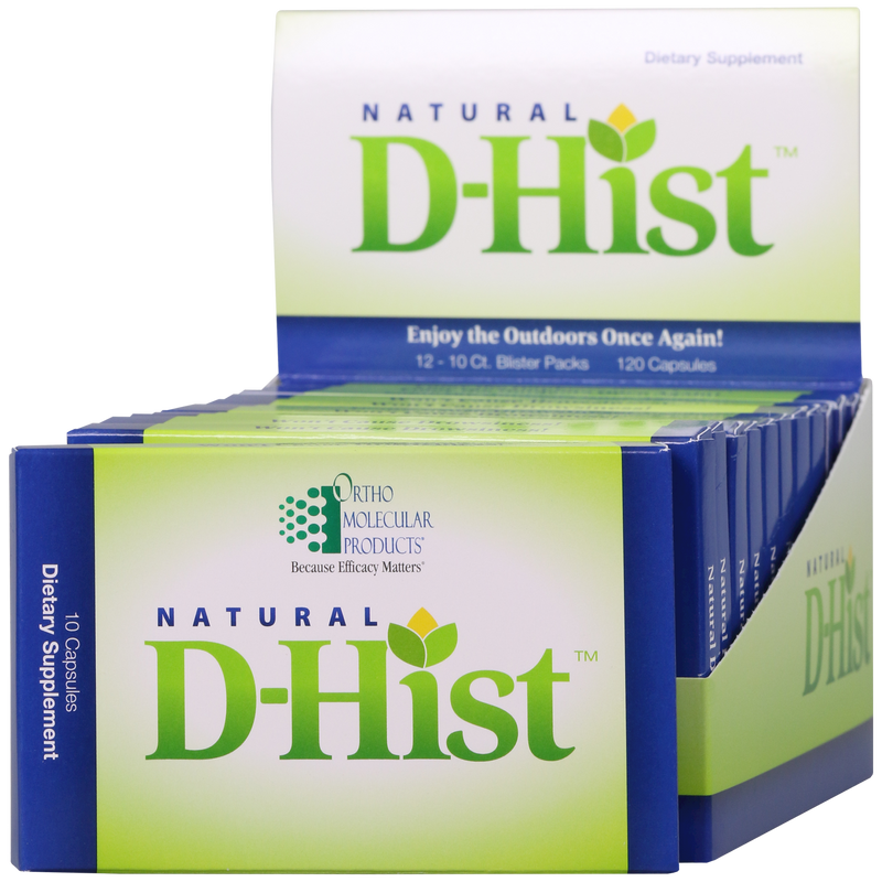 Ortho Molecular Natural D-Hist 12 Pack 10 Caps - www.myworldwo.com