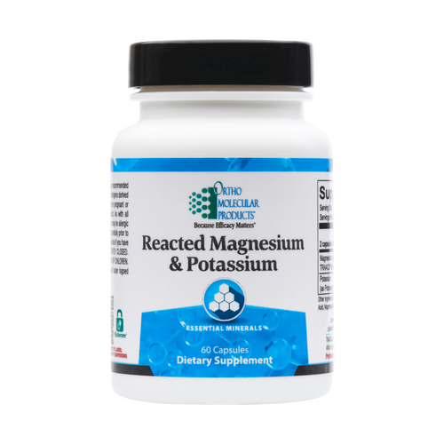 Ortho Molecular Reacted Magnesium & Potassium 60 Caps - www.myworldwo.com