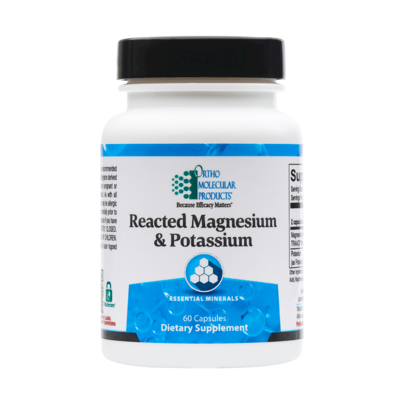 Ortho Molecular Reacted Magnesium & Potassium 60 Caps - www.myworldwo.com