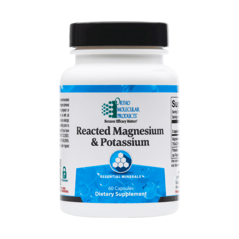 Ortho Molecular Reacted Magnesium & Potassium 60 Caps 2 Pack - www.myworldwo.com