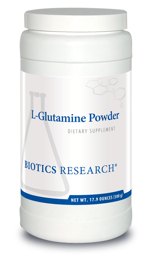 Biotics Research L-Glutamine Powder 17.9 oz 2 Pack