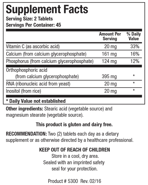 Biotics Research Super Phosphozyme 90 Tablets - www.myworldwo.com