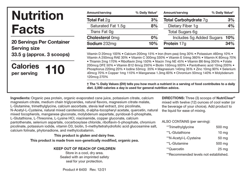 Biotics Research Nutriclear 24 Oz