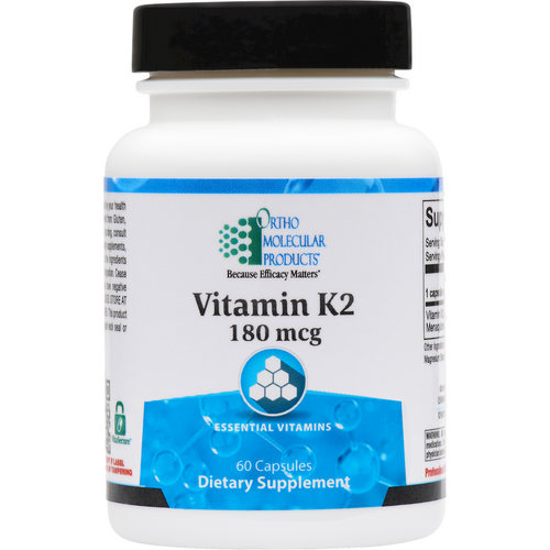 Ortho Molecular Vitamin K2 180 Mcg 60 Vcaps - www.myworldwo.com