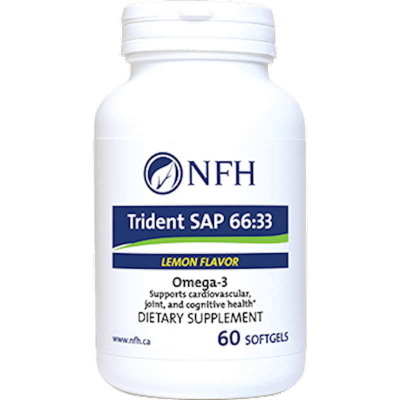 NFH-Nutritional Fundamentals for Health Trident SAP 66:33 lemon 60 gels - www.myworldwo.com