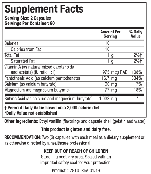 Biotics Research Butyric Cal-Mag 180 Capsules - www.myworldwo.com