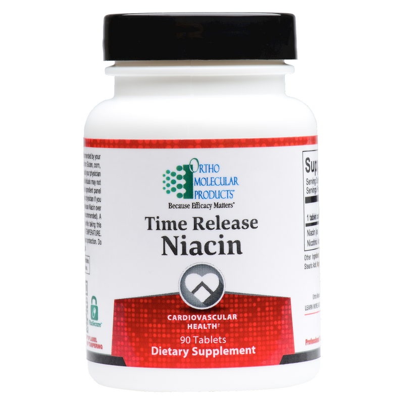 Ortho Molecular Time Release Niacin 90 Tabs - www.myworldwo.com