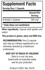 Biotics Research Nac 180 Count By