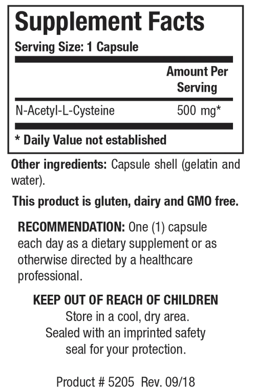 Biotics Research Nac 180 Count By