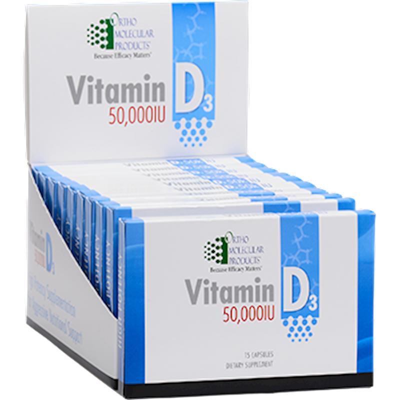 Ortho Molecular Vitamin D3 50000 Iu Blister Pack 10 Pks - www.myworldwo.com