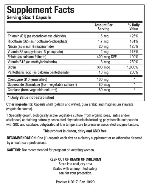 Biotics Research Coq-Zyme 100 Plus 60 Count