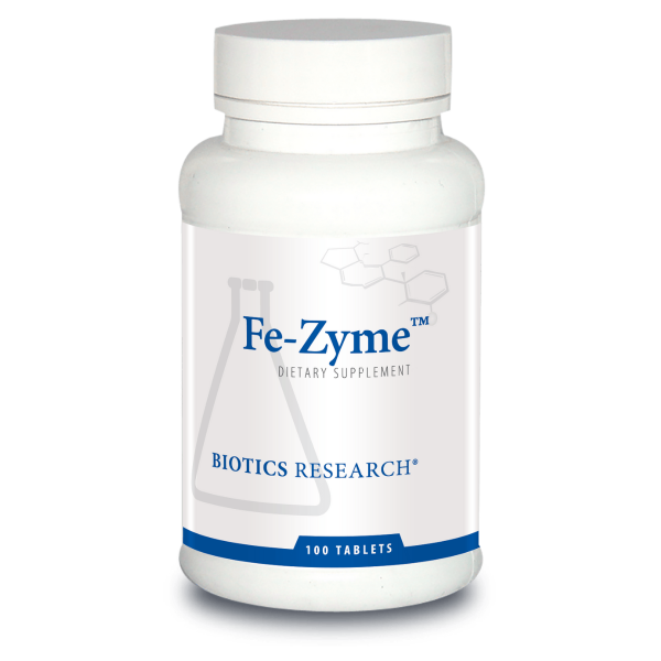 Biotics Research Fe-Zyme 100 Tablets  2 Pack