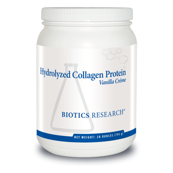 Biotics Research Hydrolyzed Collagen Protein - Vanilla Creme 28 oz.