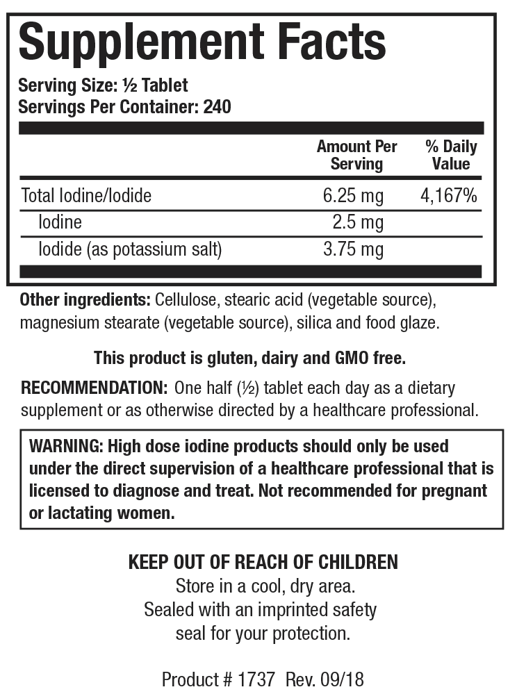 Biotics Research Iodizyme-Hp 120 Tablets