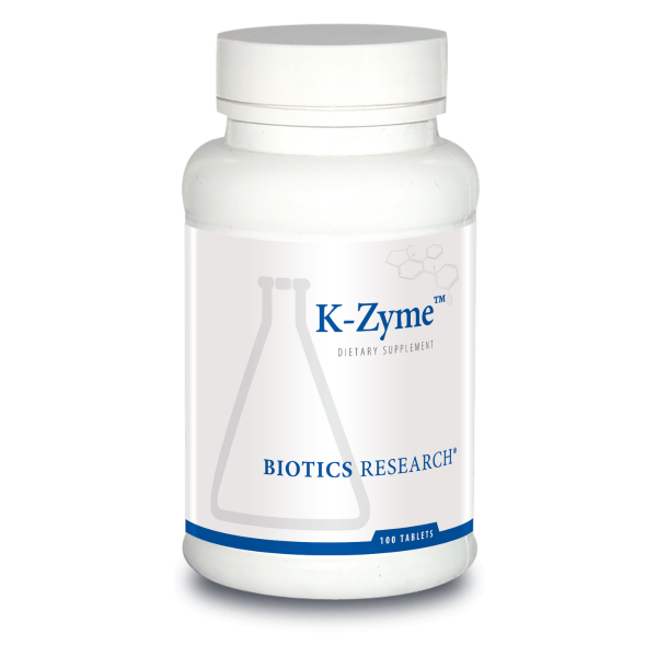 Biotics Research K-Zyme 100 Tablets  2 Pack