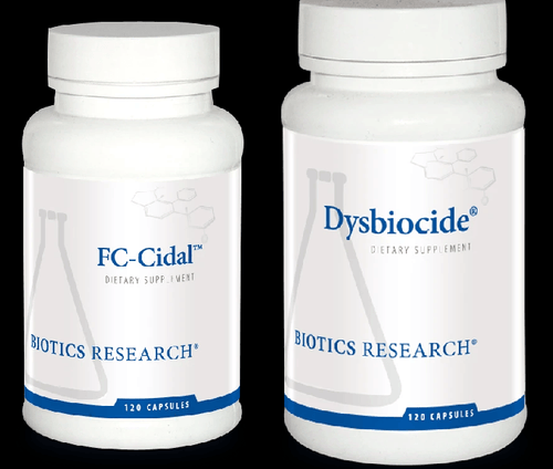 Biotics Research FC-Cidal 120 Caps & Dysbiocide 120 Capsules