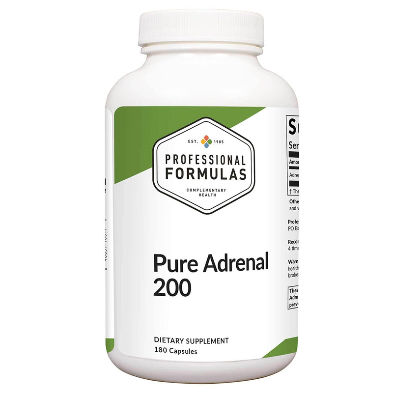 Professional Formulas Pure Adrenal 200 180 Capsules - www.myworldwo.com