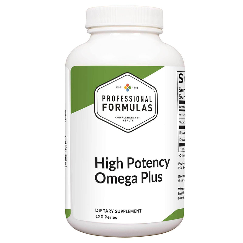 Professional Formulas High Potency/Omega Plus 120 Perles - www.myworldwo.com