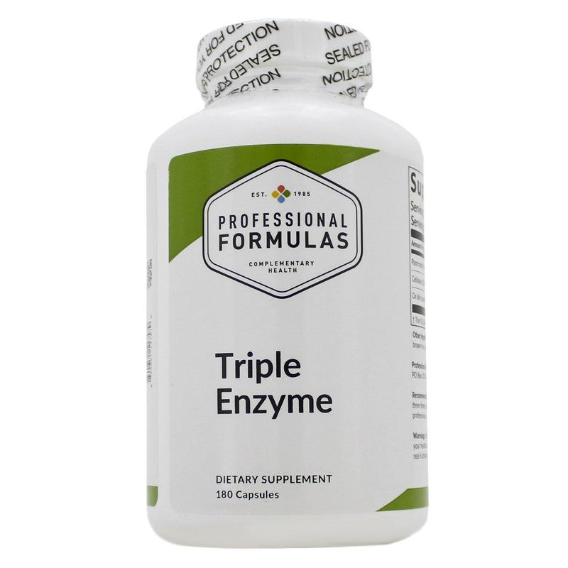 Professional Formulas Triple Enzyme Formula 180 Capsules - www.myworldwo.com