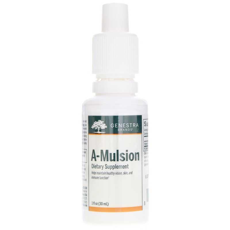 Genestra A-Mulsion Citrus Flavor 1 Oz 2 Pack