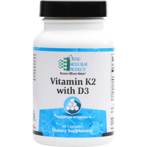 Ortho Molecular Vitamin K2 With D3 60 Caps 2 Pack - www.myworldwo.com