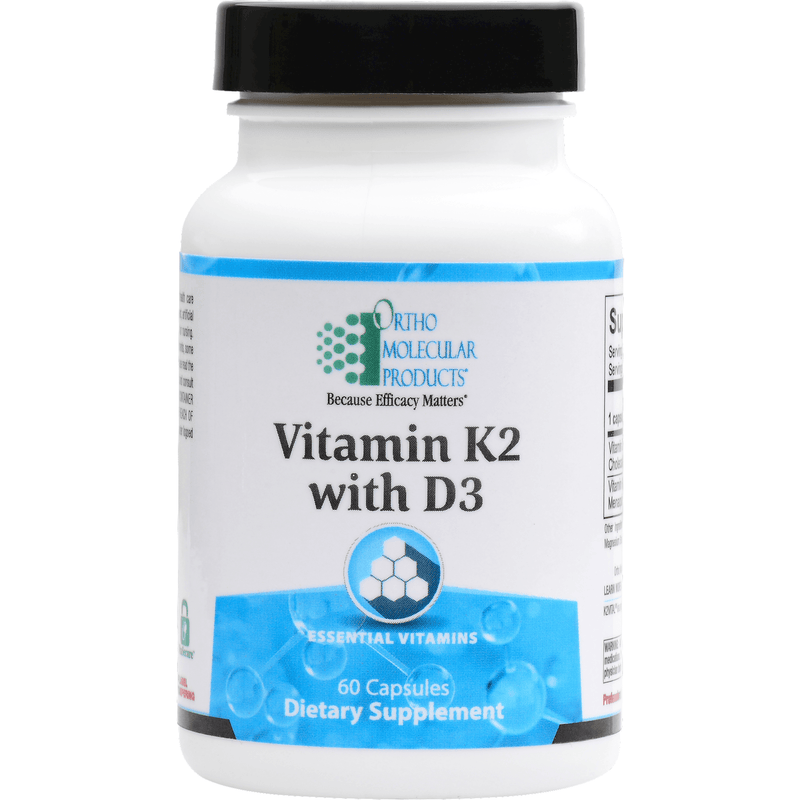 Ortho Molecular Vitamin K2 With D3 60 Caps 2 Pack - www.myworldwo.com