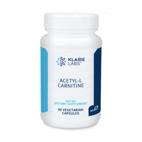 Klaire Labs Acetyl-L-Carnitine 500Mg 90 Count - www.myworldwo.com