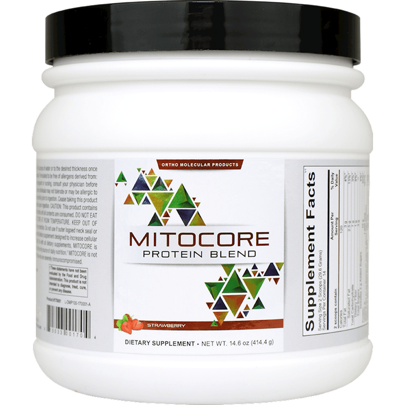 Ortho Molecular Mitocore Powder Strawberry 14 Serv 2 Pack - www.myworldwo.com