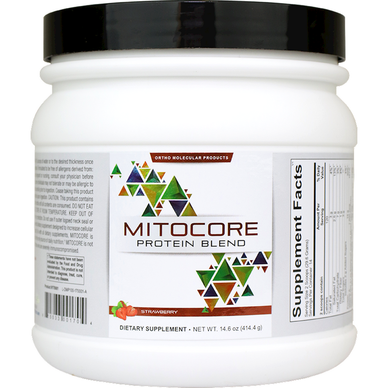 Ortho Molecular Mitocore Powder Strawberry 14 Serv - www.myworldwo.com