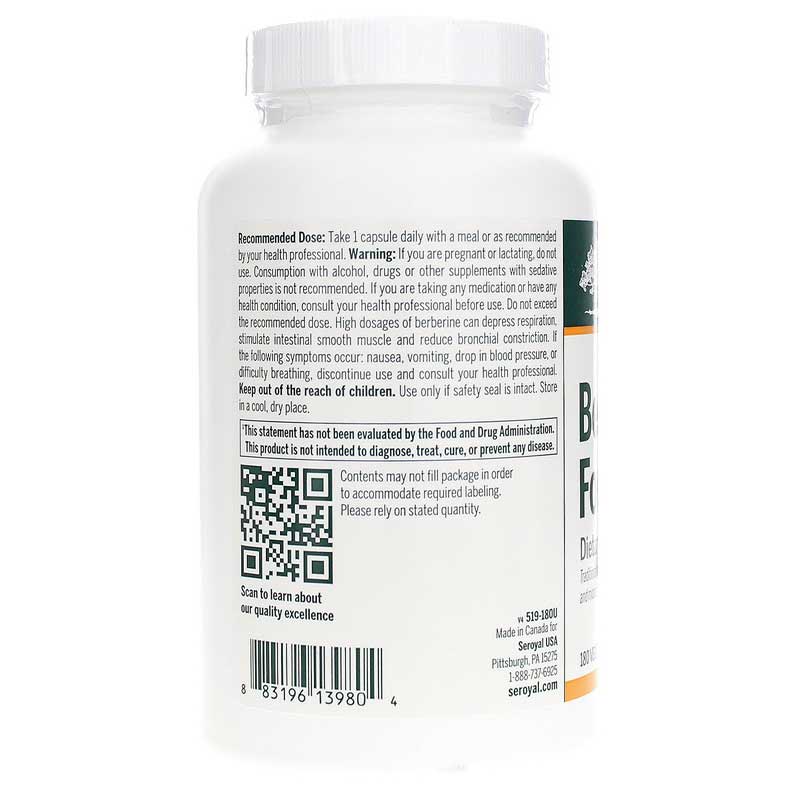 Genestra Berberis Formula 180 Veg Capsules