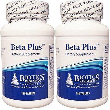 Biotics Research Beta Plus 180 Tablets Pack Of 2 - www.myworldwo.com