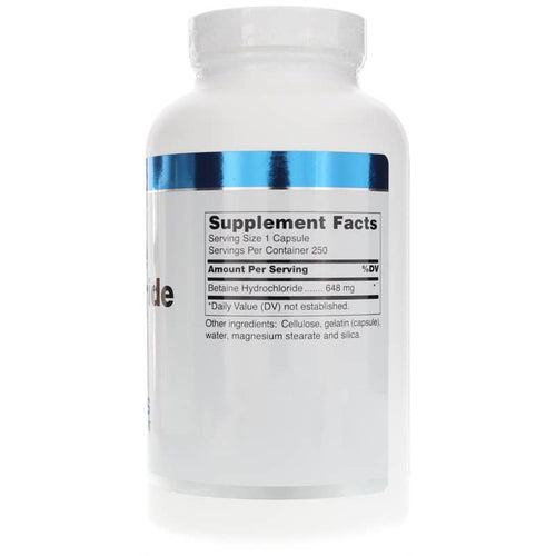 Douglas Laboratories Betaine Hydrochloride 250 Capsules