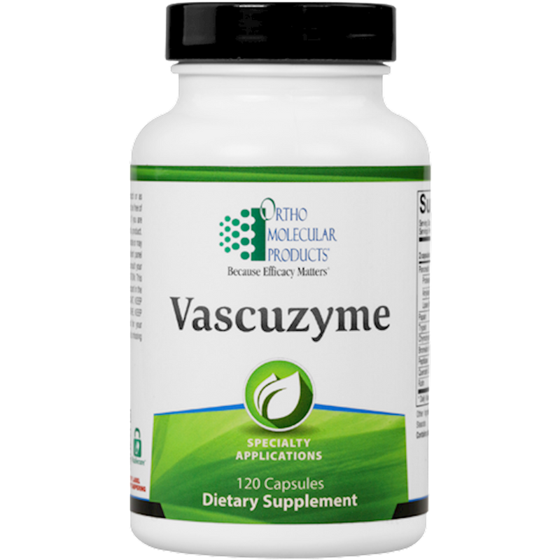 Ortho Molecular Vascuzyme 120 Caps - www.myworldwo.com