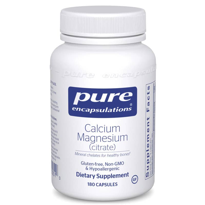 Pure Encapsulations Calcium Magnesium (citrate) 180 Capsules