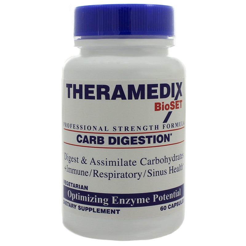 Theramedix BioSET Carb Digestion 60 Capsules - www.myworldwo.com