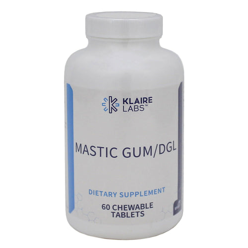 Klaire Labs Mastic Gum/Dgl 60 Chewable Tablets - www.myworldwo.com