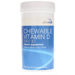 Pharmax Chewable Vitamin D 1000 IU Blackcurrant Flavor 90 Chewables